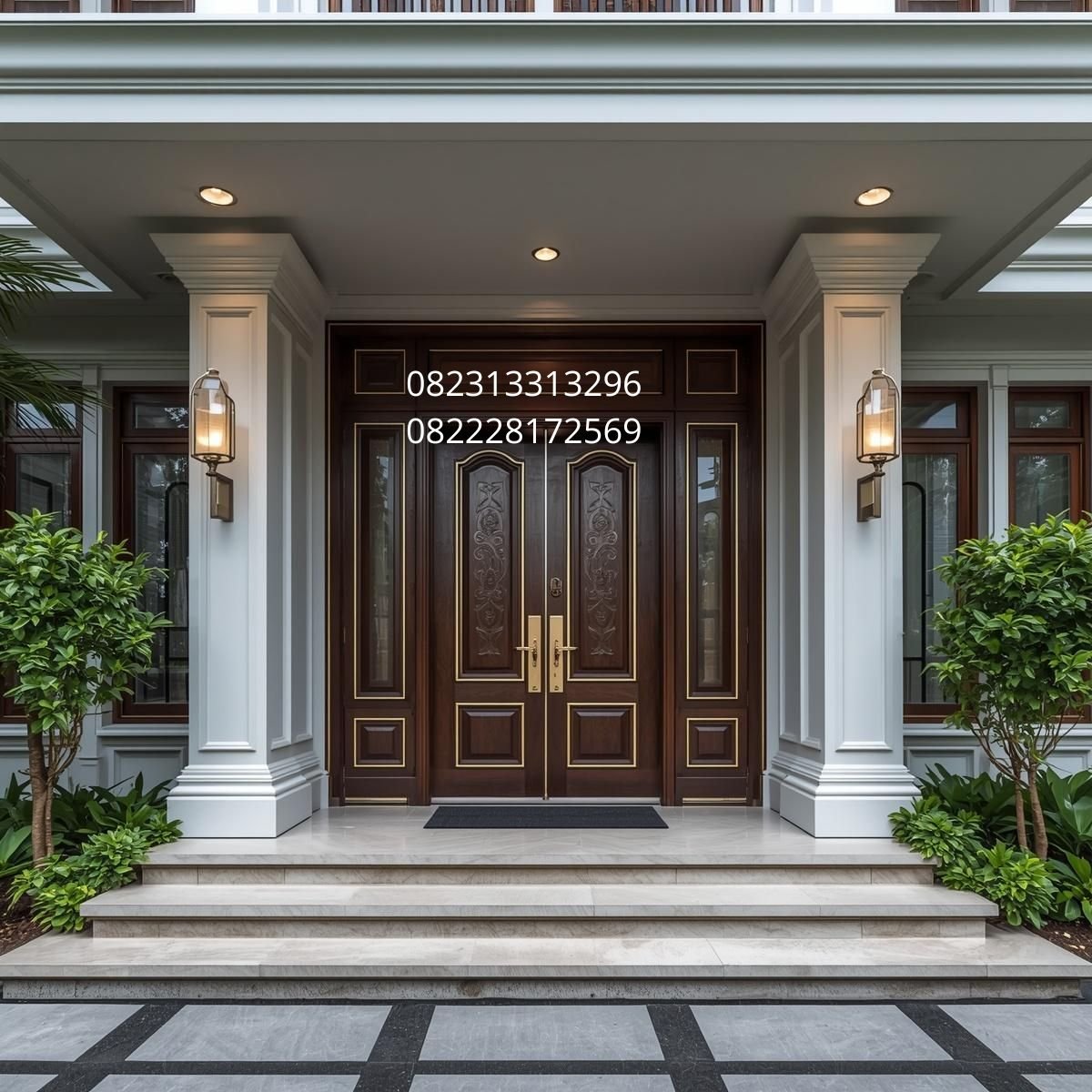 Pintu Kayu Minimalis