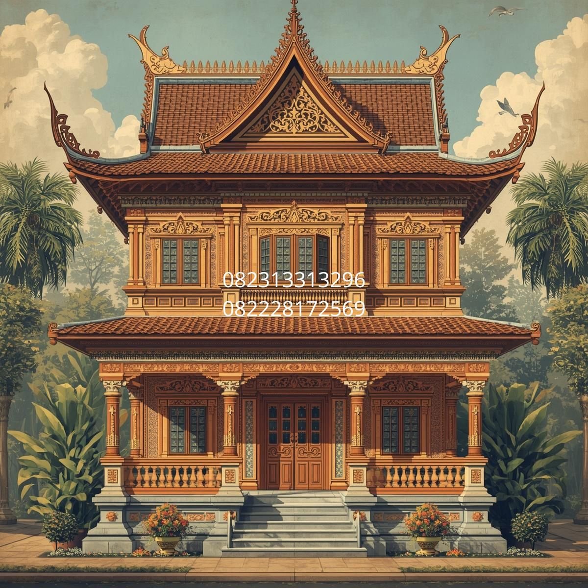 wallpaper kamar tidur Surabaya