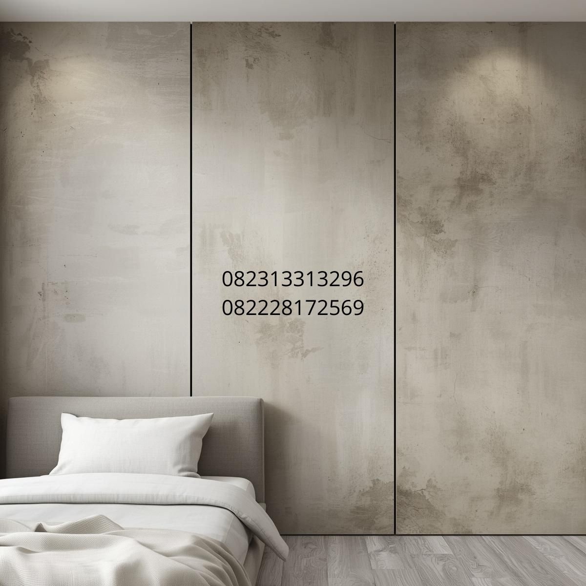 panel kayu kamar minimalis