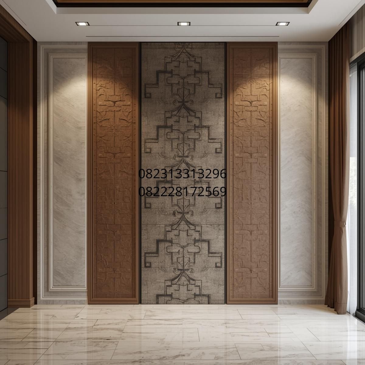wall panel ruang tamu