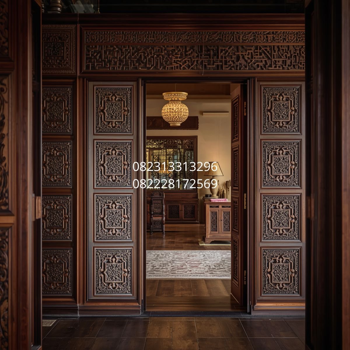 pintu kayu interior Surabaya Utara