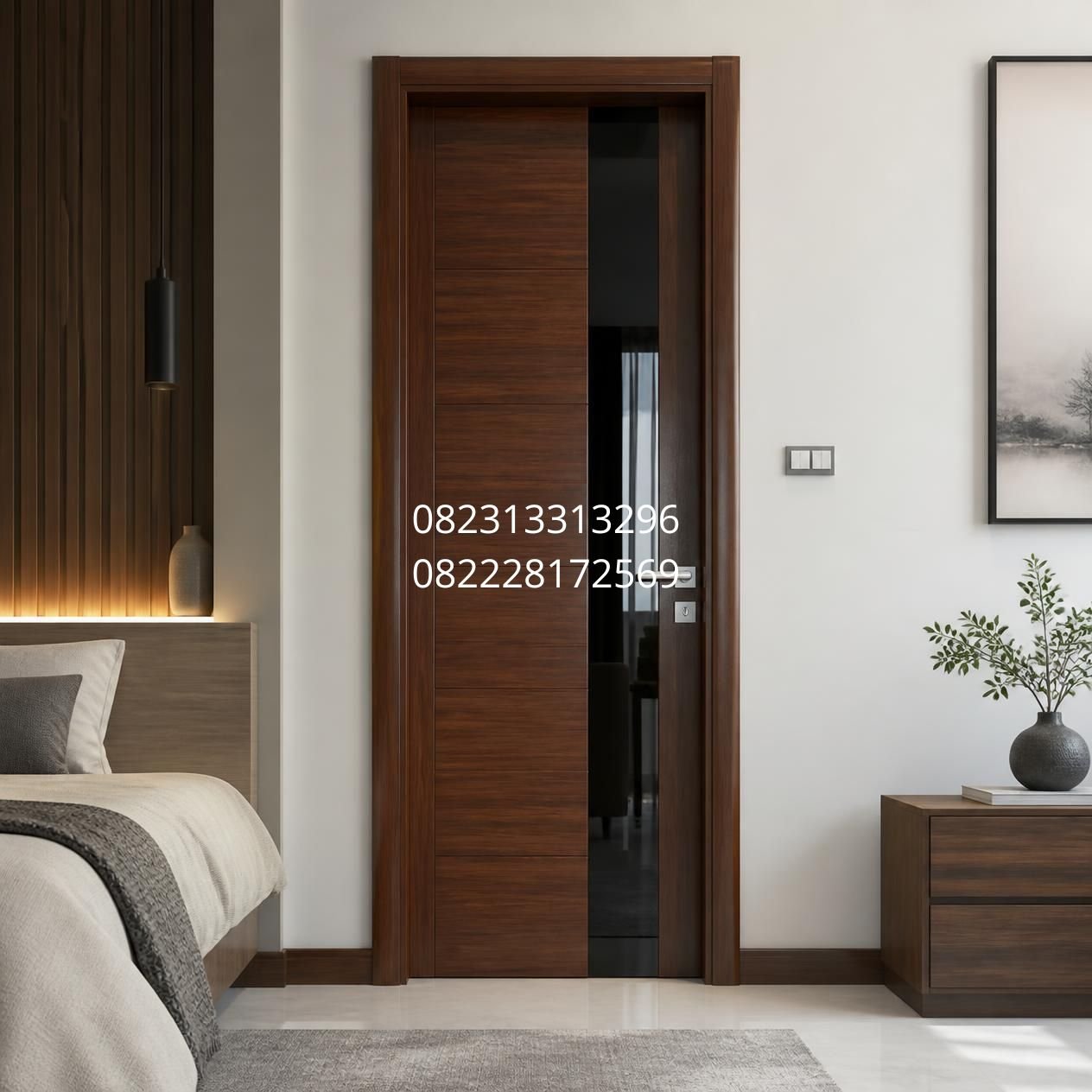 desain pintu kamar modern