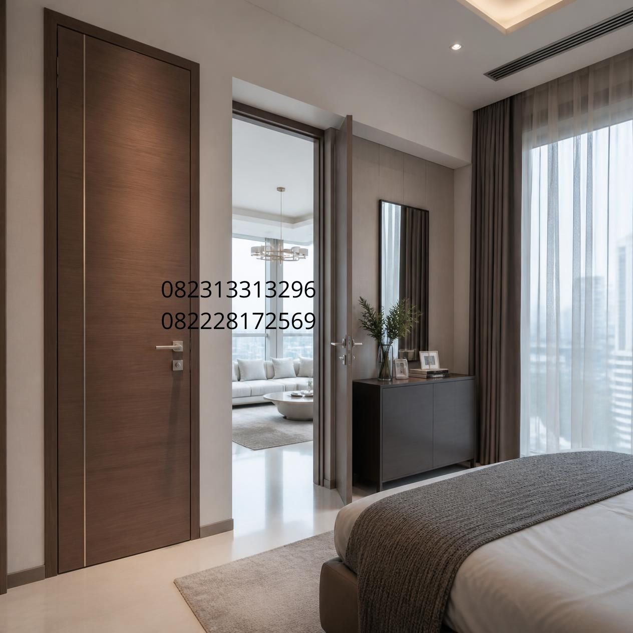 pintu kamar kayu minimalis