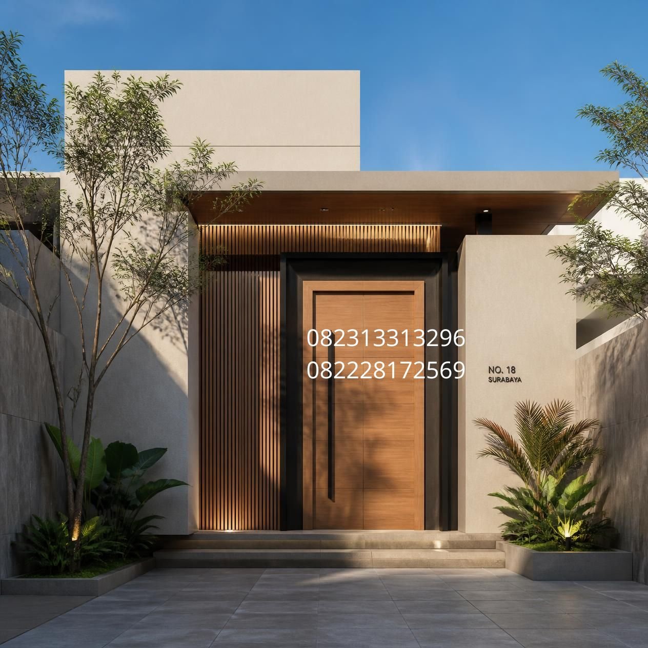 pintu aluminium modern Surabaya
