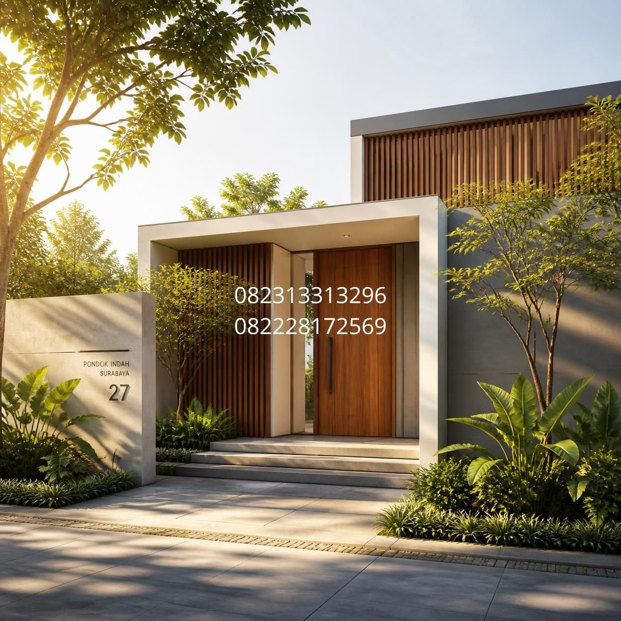 desain pintu rumah terbaru Surabaya