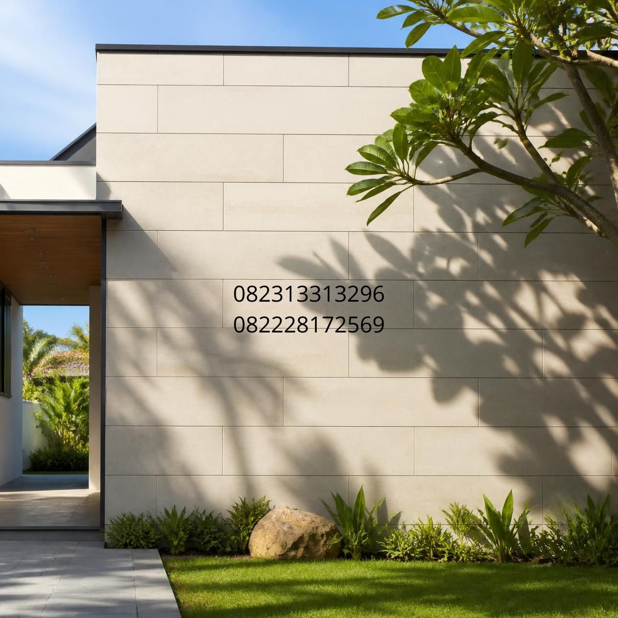 wall panel rumah modern Surabaya