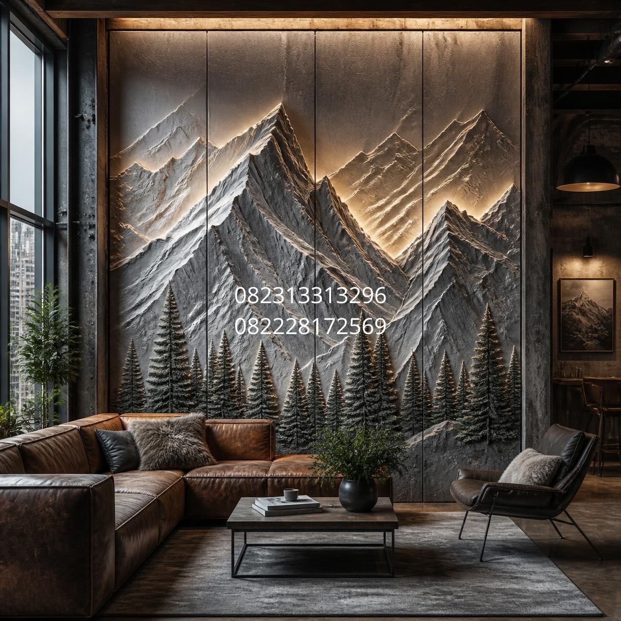 wall panel interior Gunung Anyar