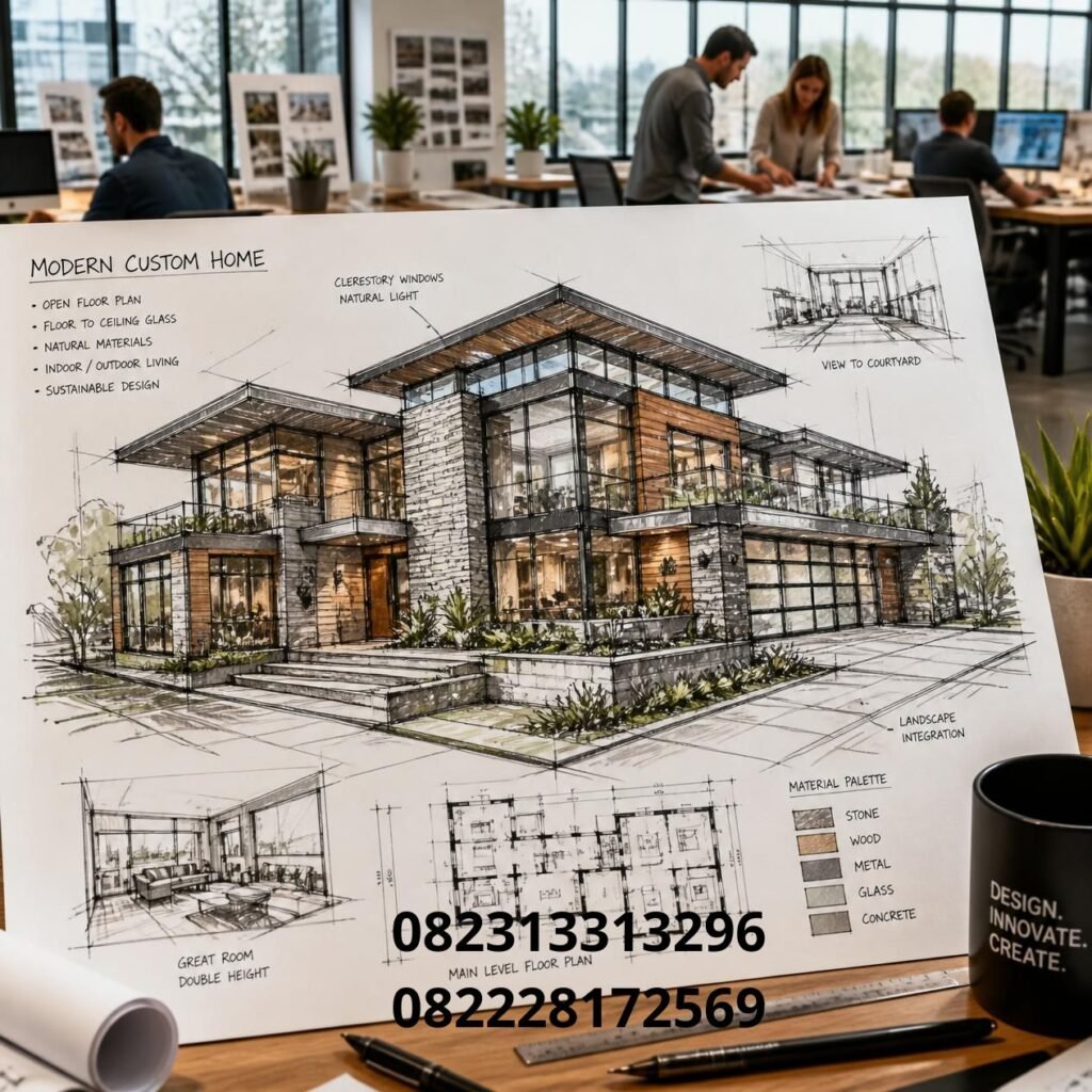 Jasa Desain Rumah Custom