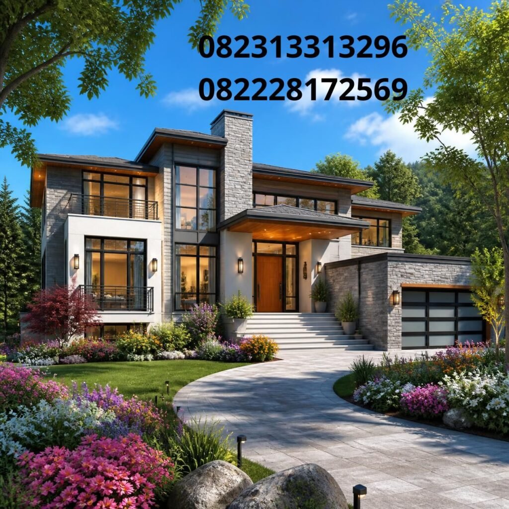 Rumah custom modern Indonesia