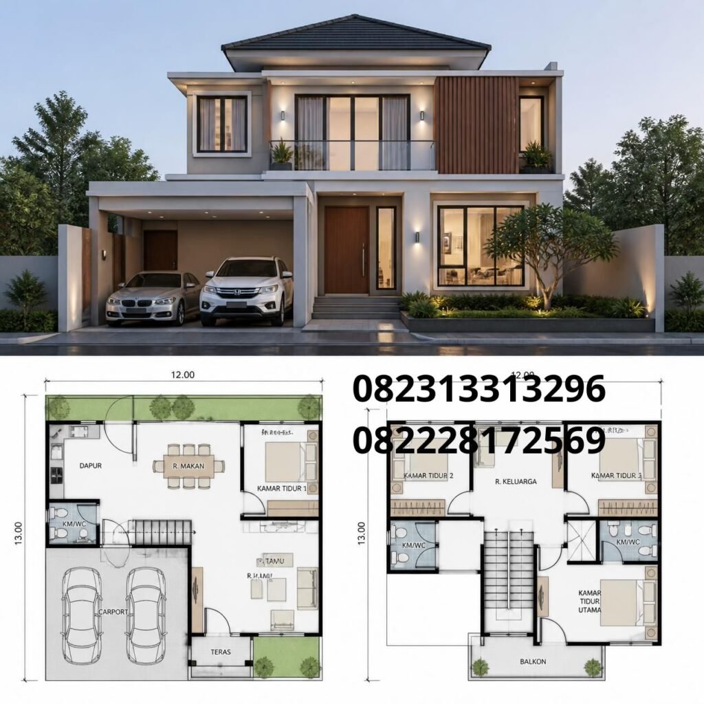 Rumah Custom Mewah 2 Lantai