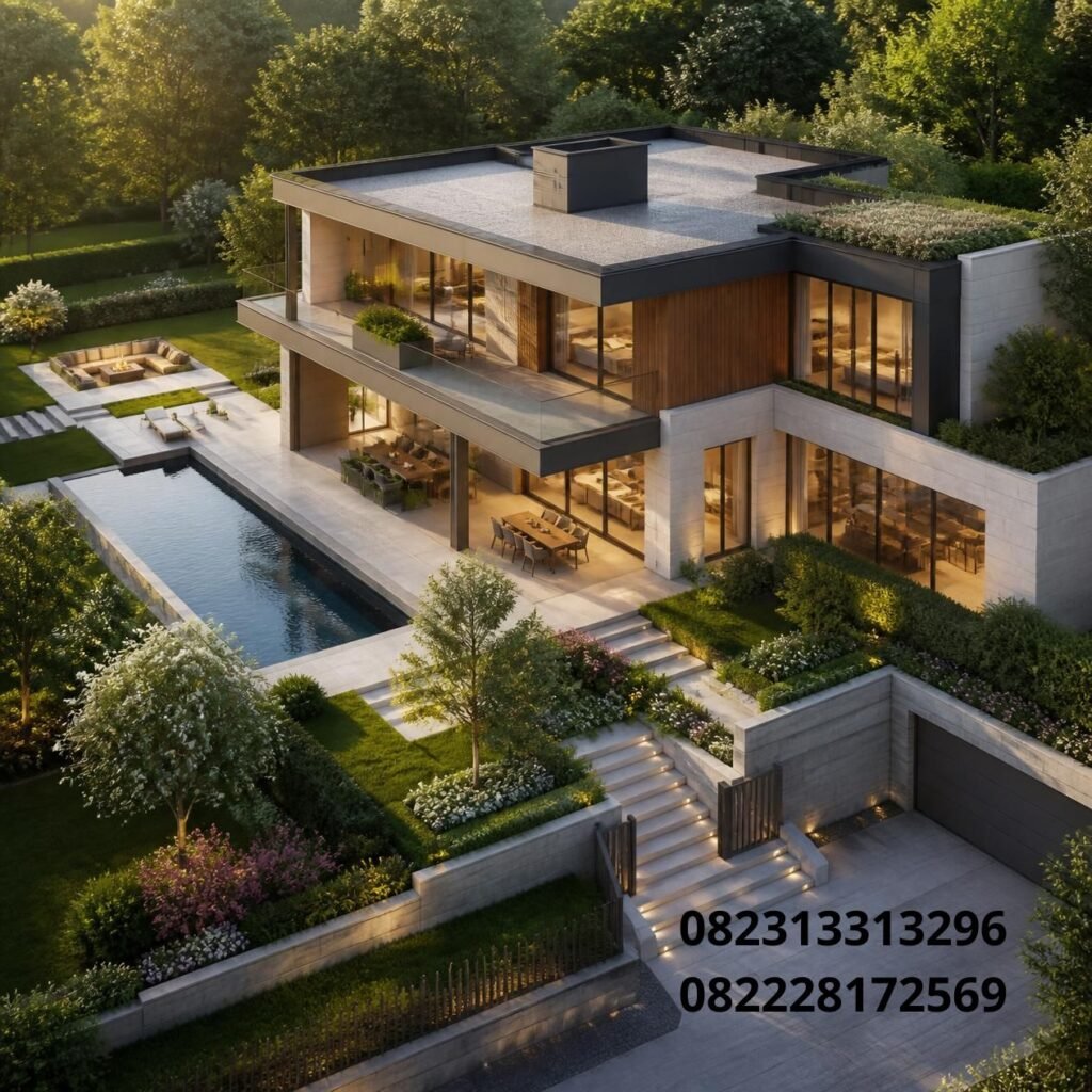 Desain Rumah Modern Custom