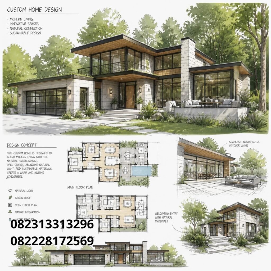 Jasa Desain Rumah Custom