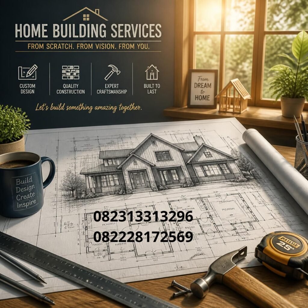 bangun rumah mulai dari nol