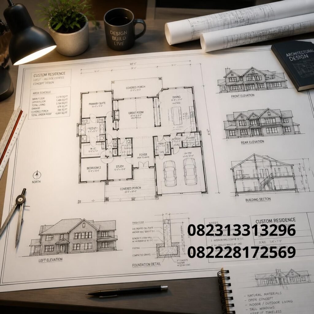 Biaya rumah custom per meter
