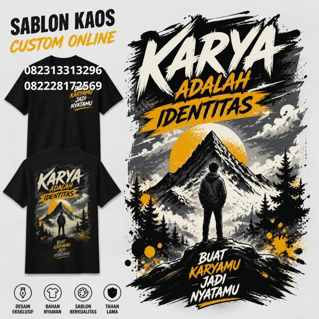 Cetak kaos custom online