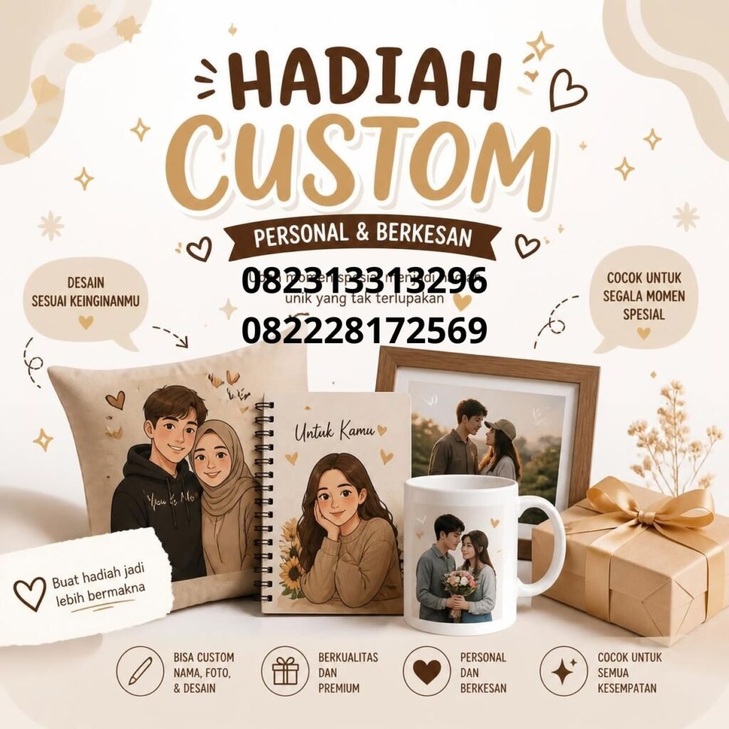 Hadiah personal custom