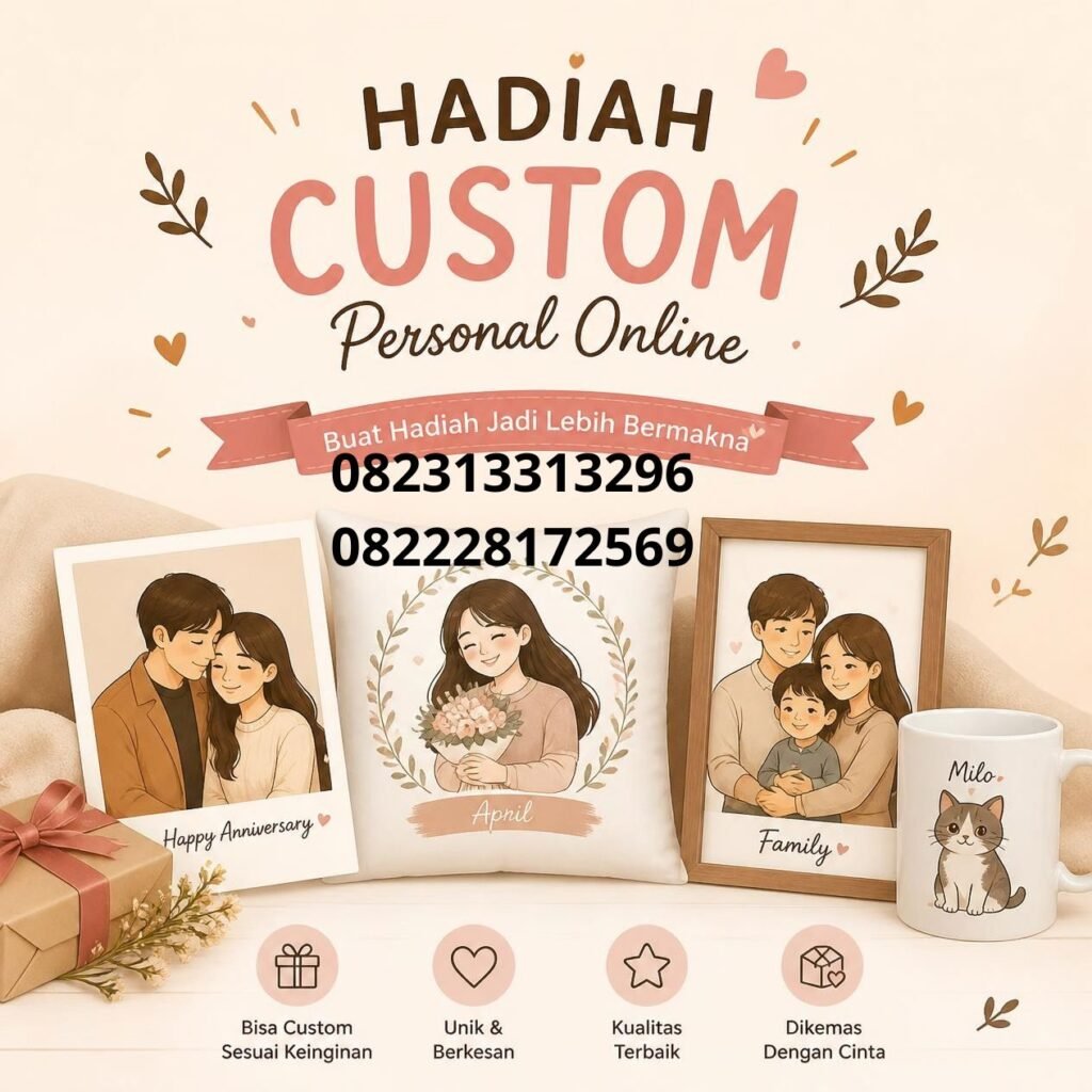Hadiah unik custom online