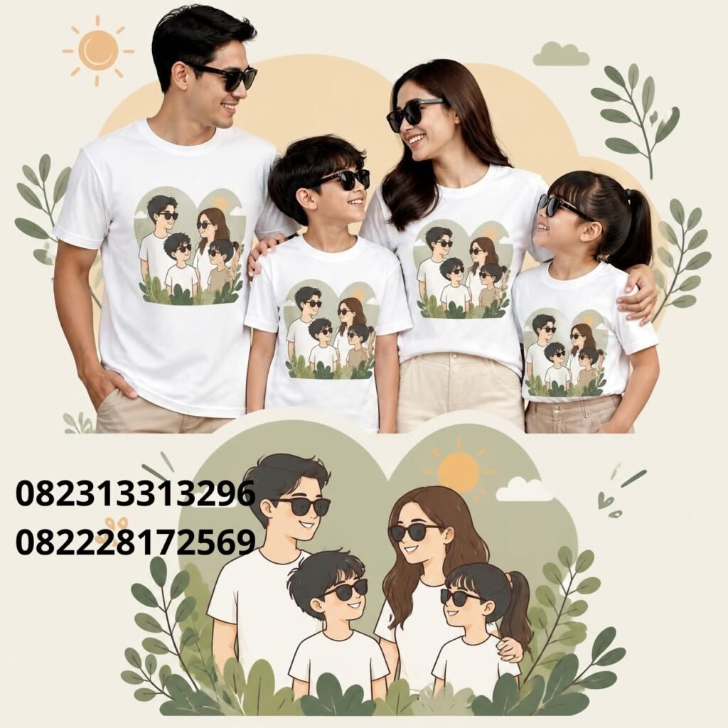 Harga Kaos Keluarga Custom
