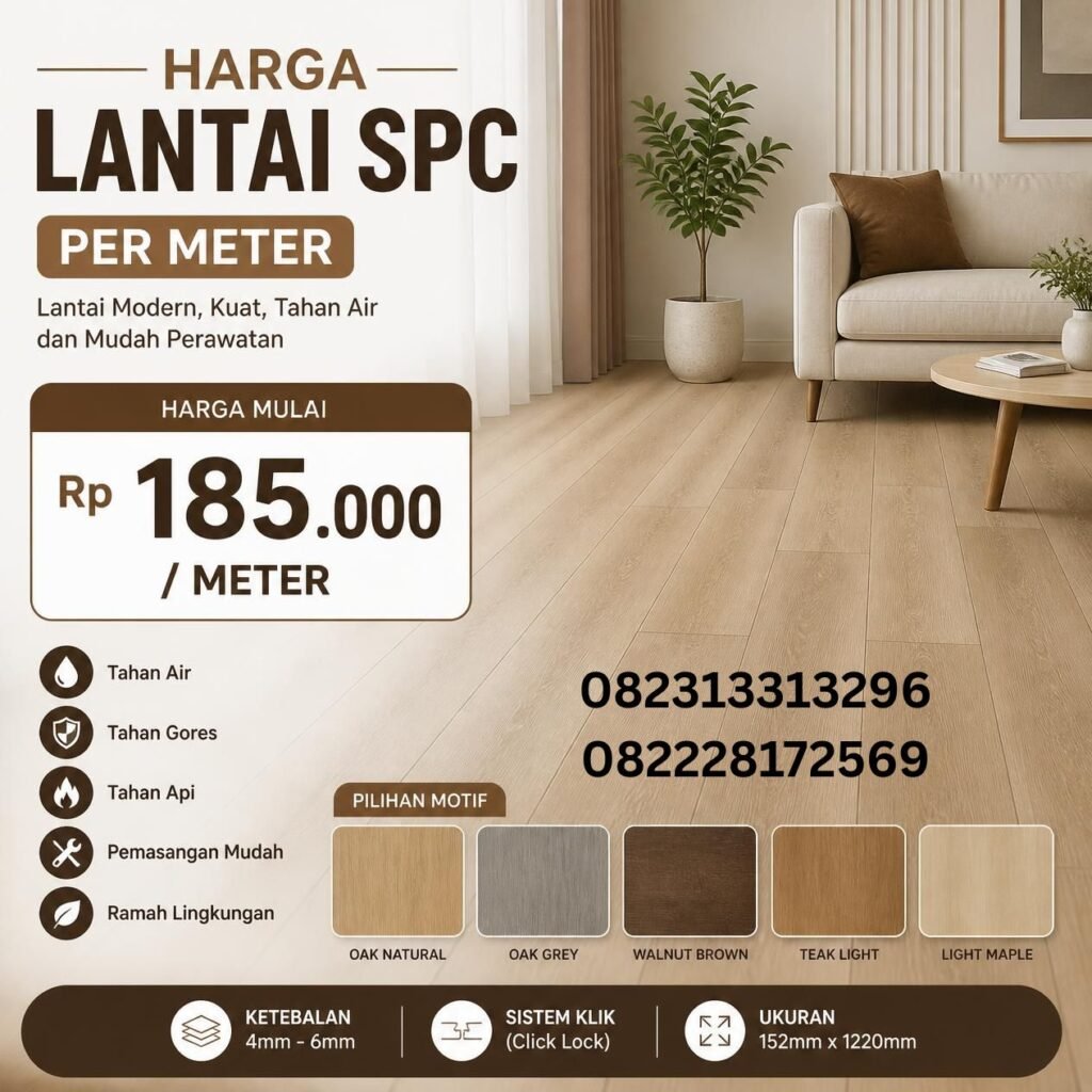 Harga Lantai SPC Terpasang
