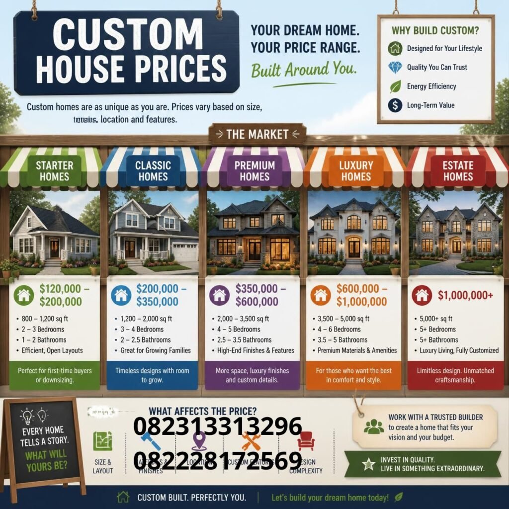 Harga Rumah Custom Mewah