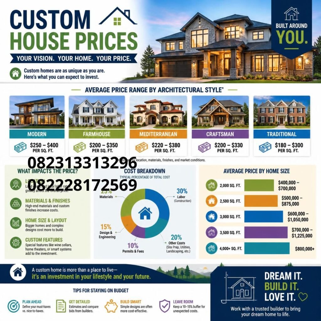 Harga Rumah Custom Minimalis