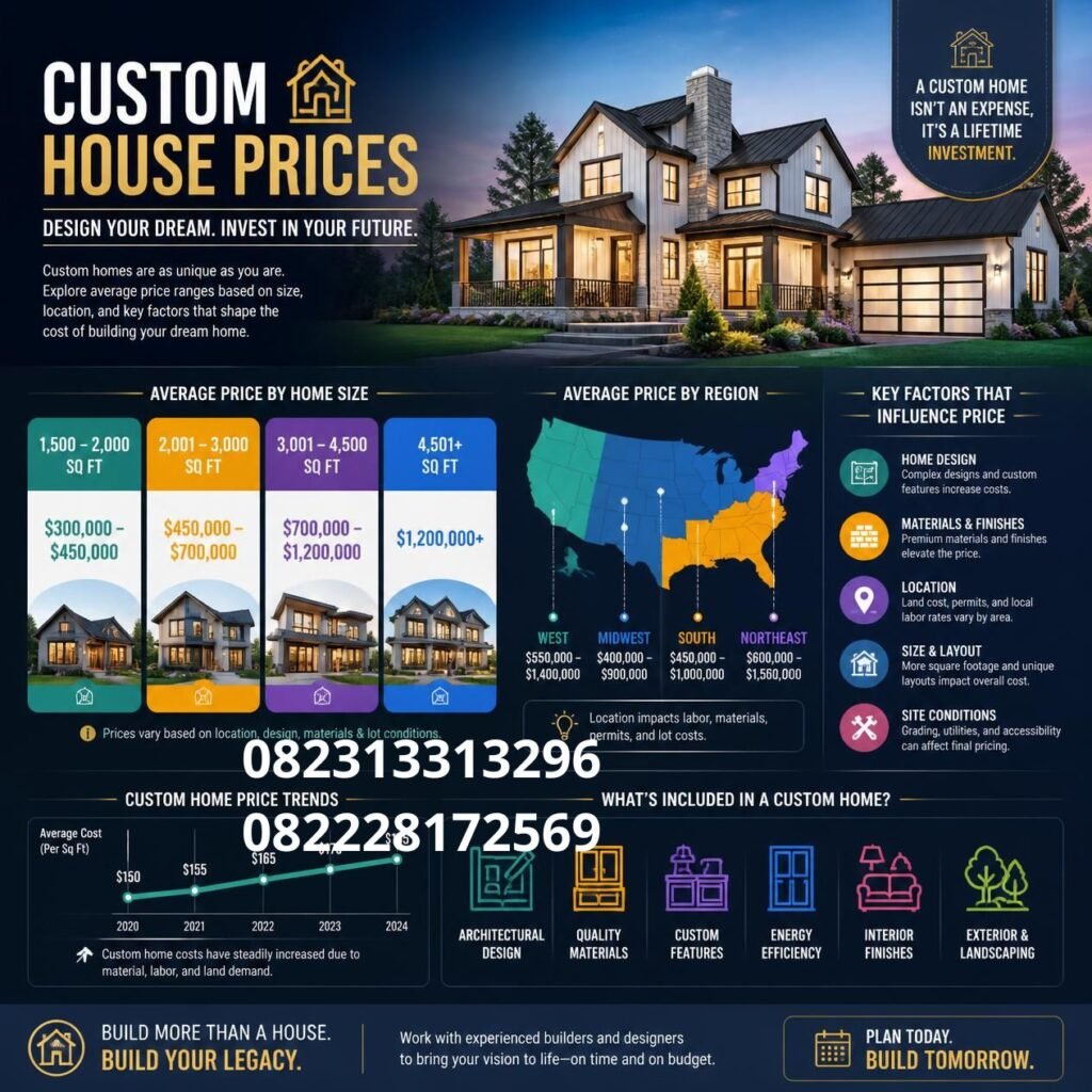 Harga Rumah Custom Modern