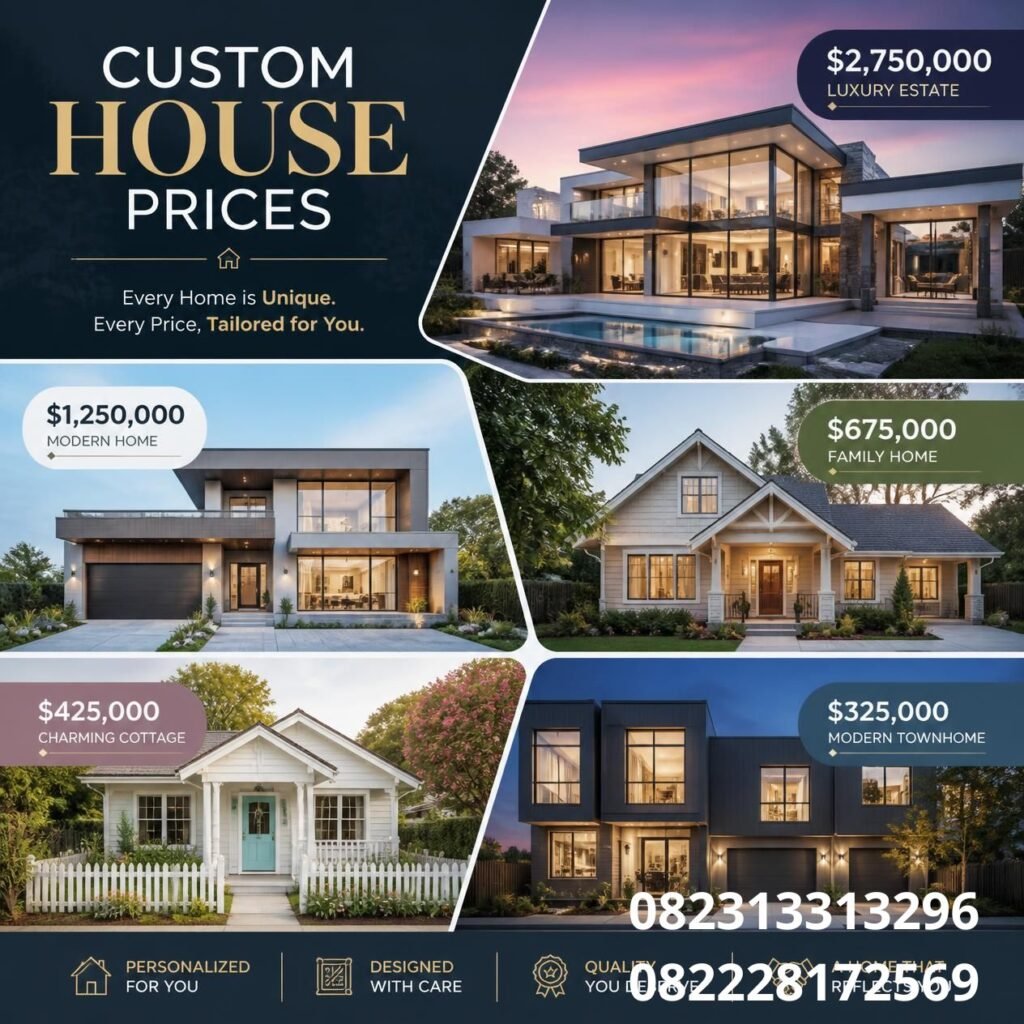 Harga Rumah Custom Per Meter