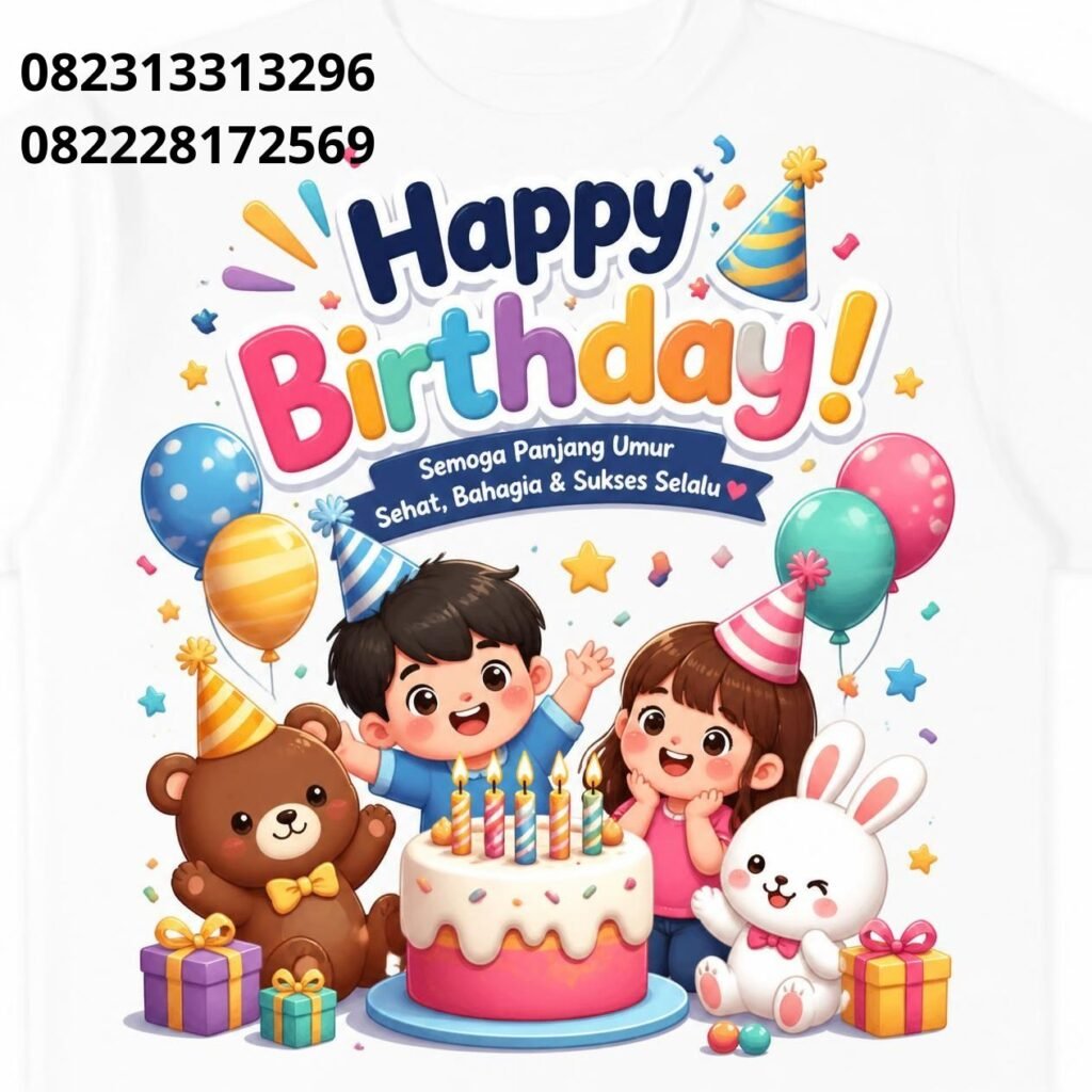 Harga kaos custom ulang tahun