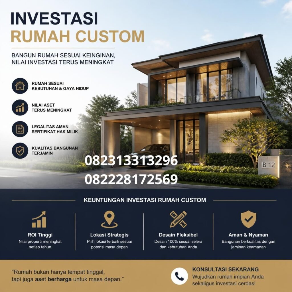 Investasi Rumah Custom Indonesia
