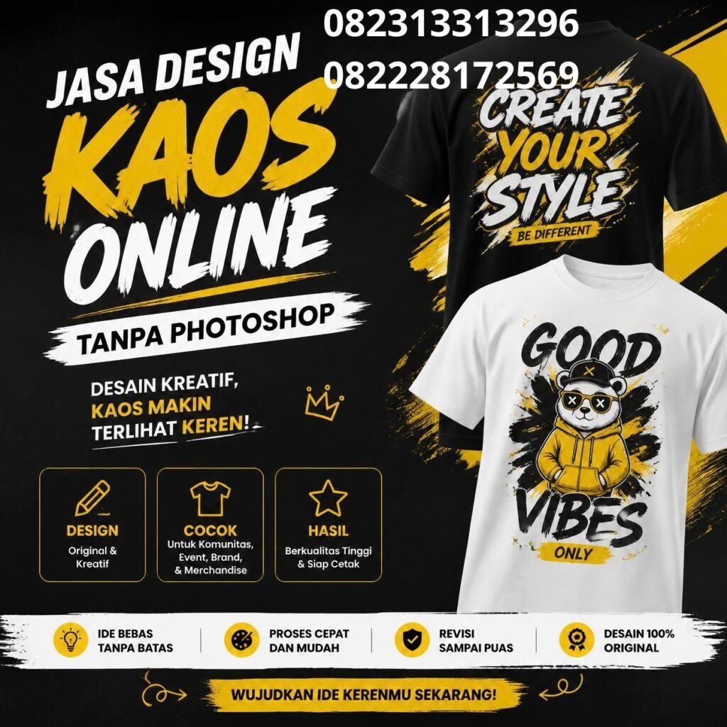 Jasa Desain Kaos Online Tanpa Photoshop