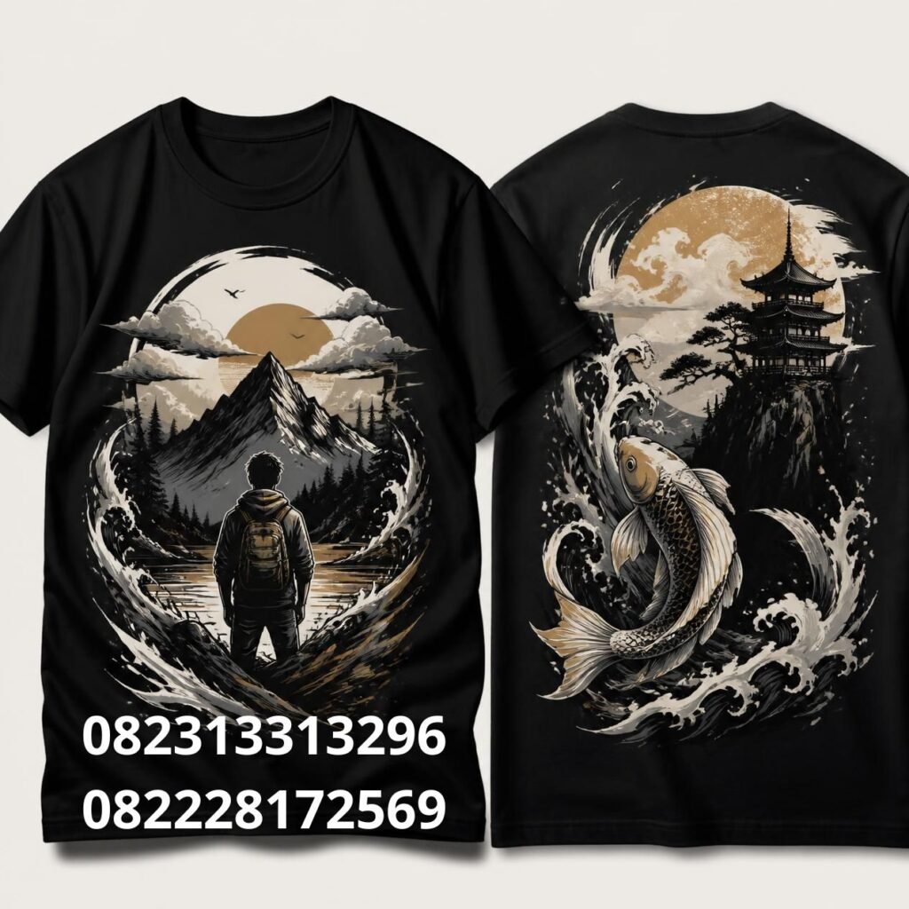 Jasa Print Kaos Custom Satuan
