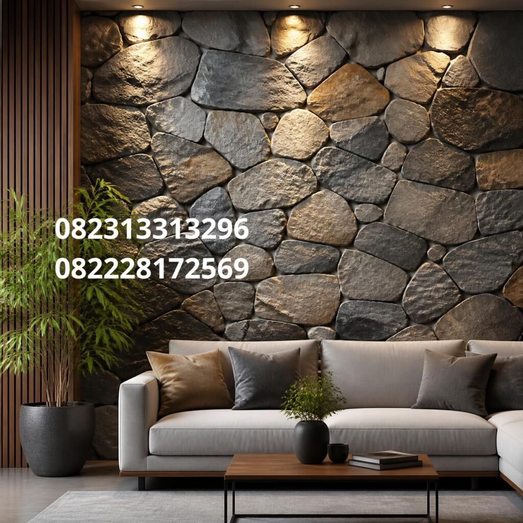 Jual Wallpaper Dinding Motif Batu