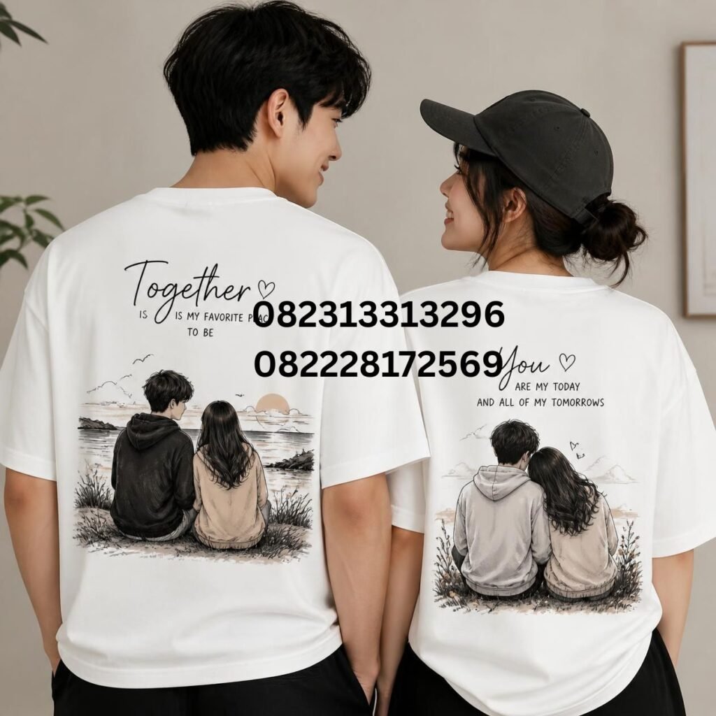 Kaos Couple Custom Murah