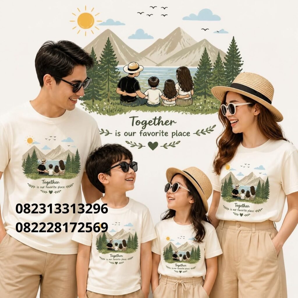 Kaos Keluarga Custom Kekinian