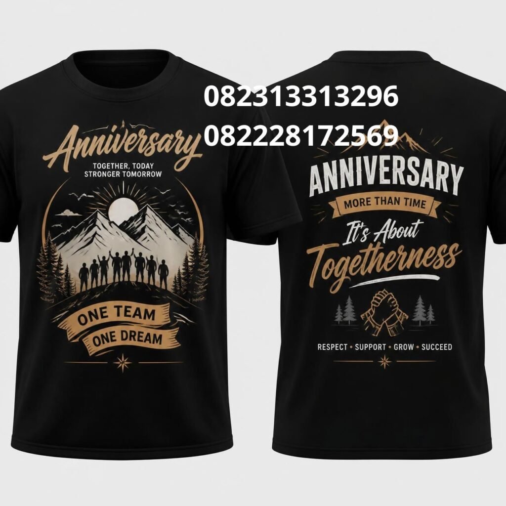 Kaos anniversary komunitas