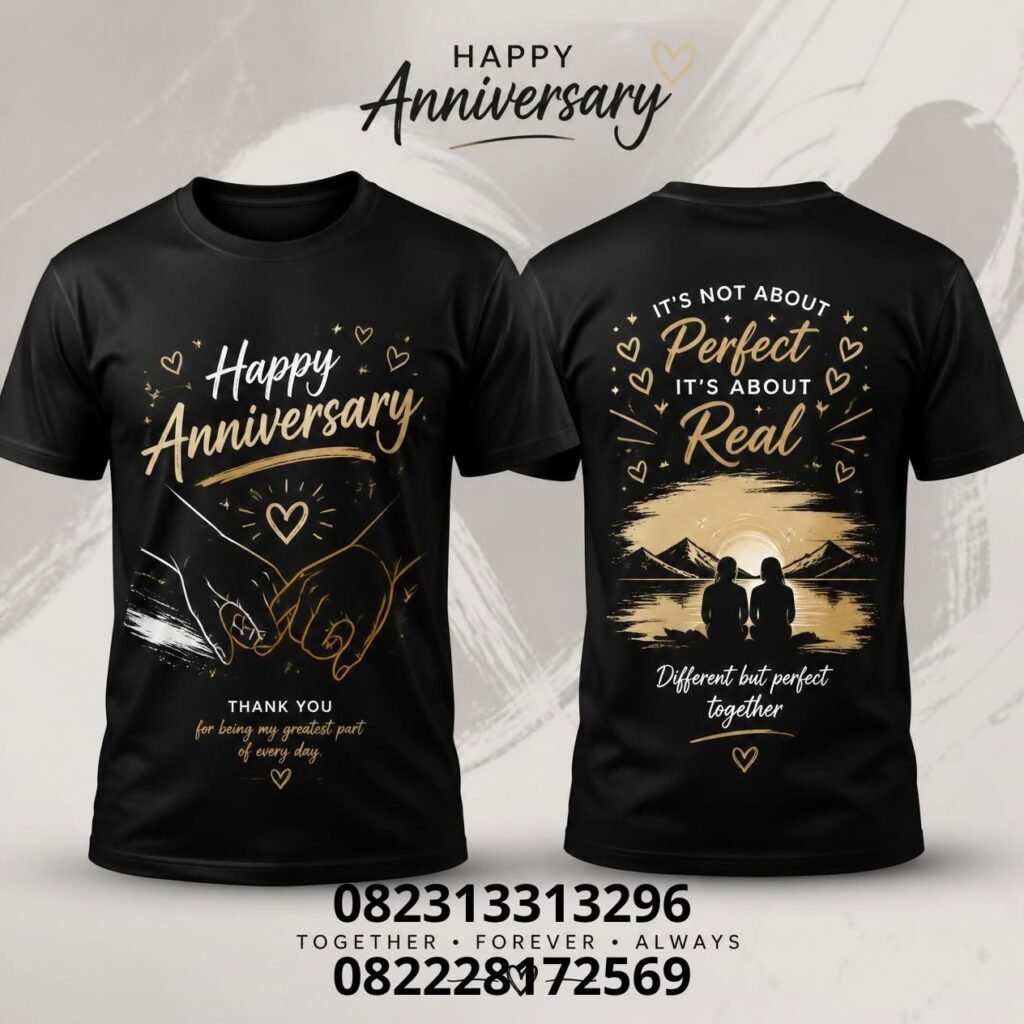 Kaos anniversary perusahaan
