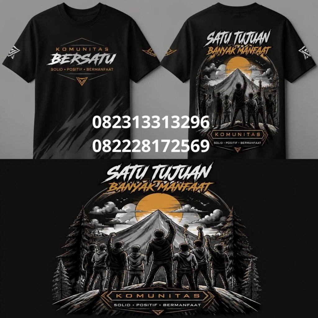 Kaos custom komunitas murah