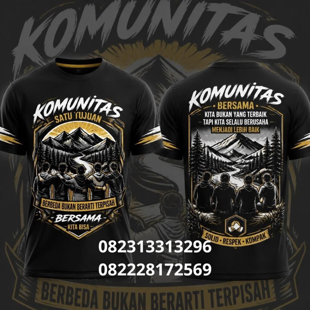 Kaos komunitas custom