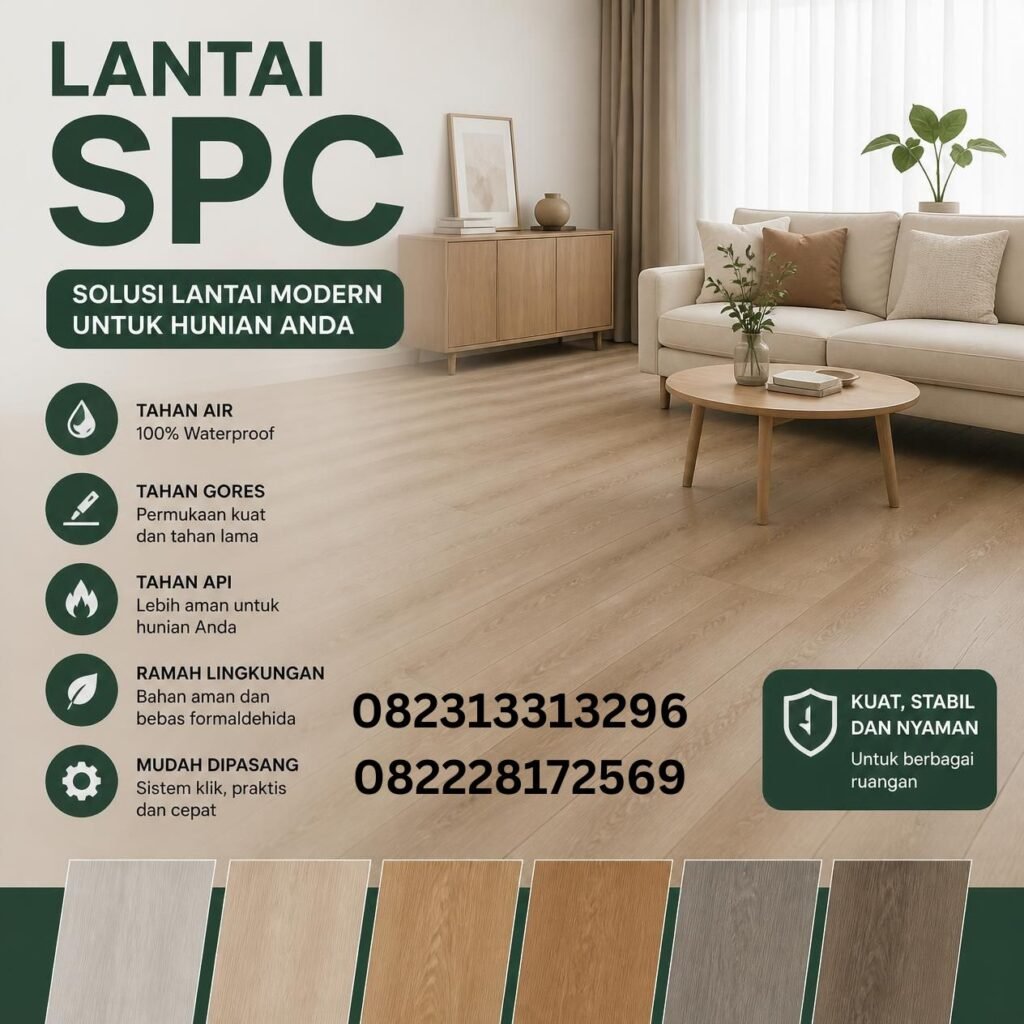 Lantai SPC Waterproof
