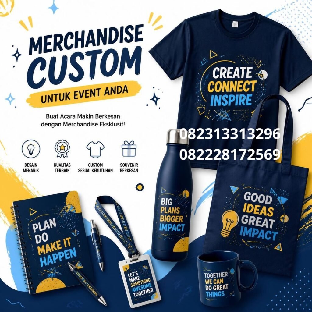 Merchandise Custom Acara