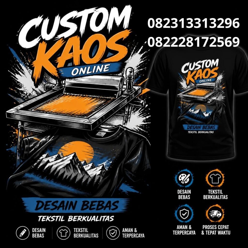 Pesan kaos custom online