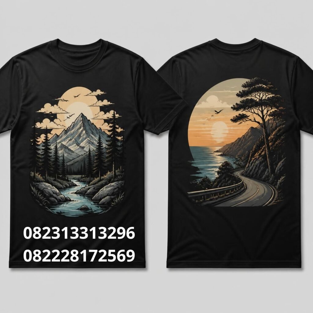 Print Kaos Satuan Custom
