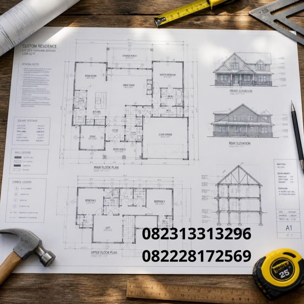 Rumah Custom Siap Bangun Modern