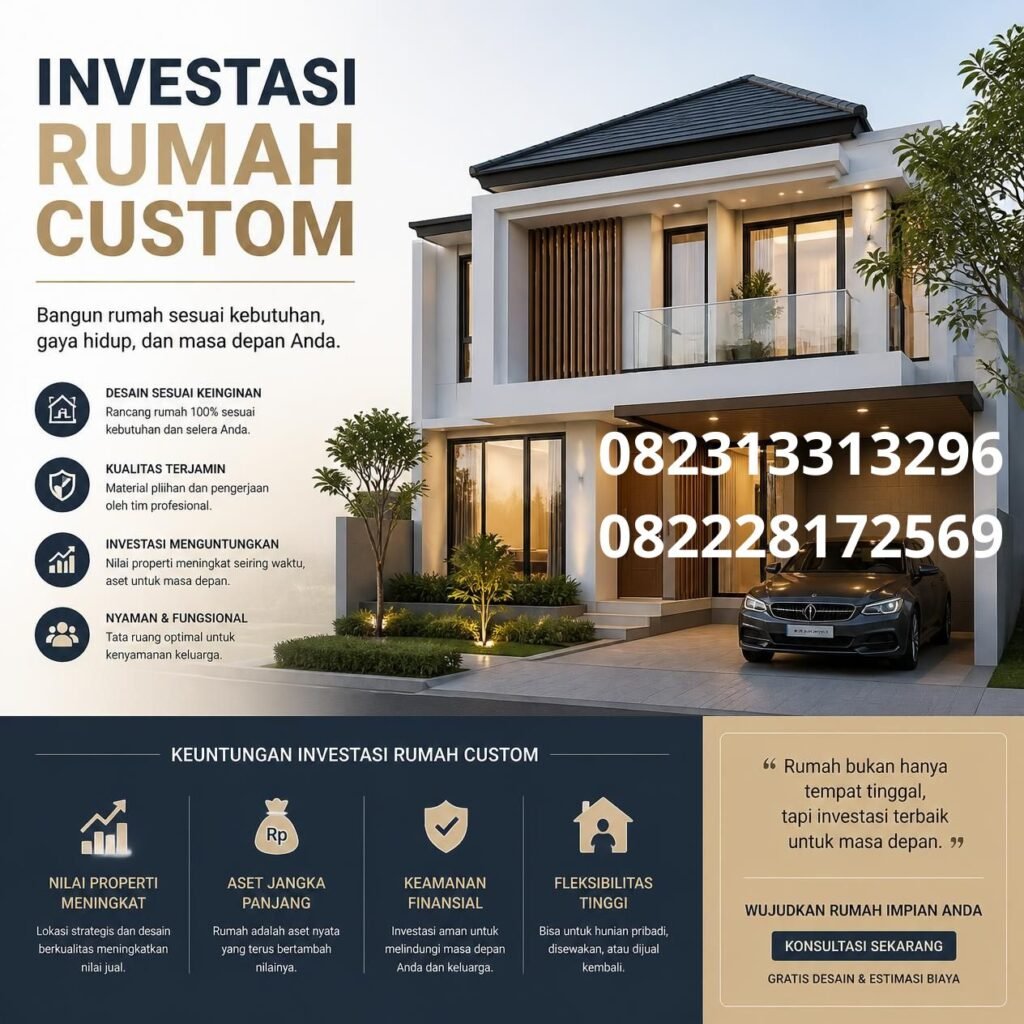 Rumah Custom Untuk Investasi