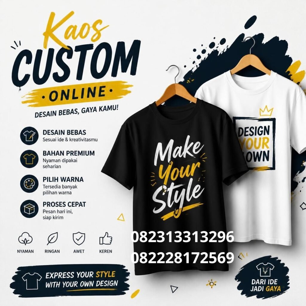 Template kaos custom