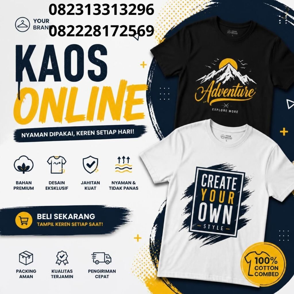 Template kaos online gratis