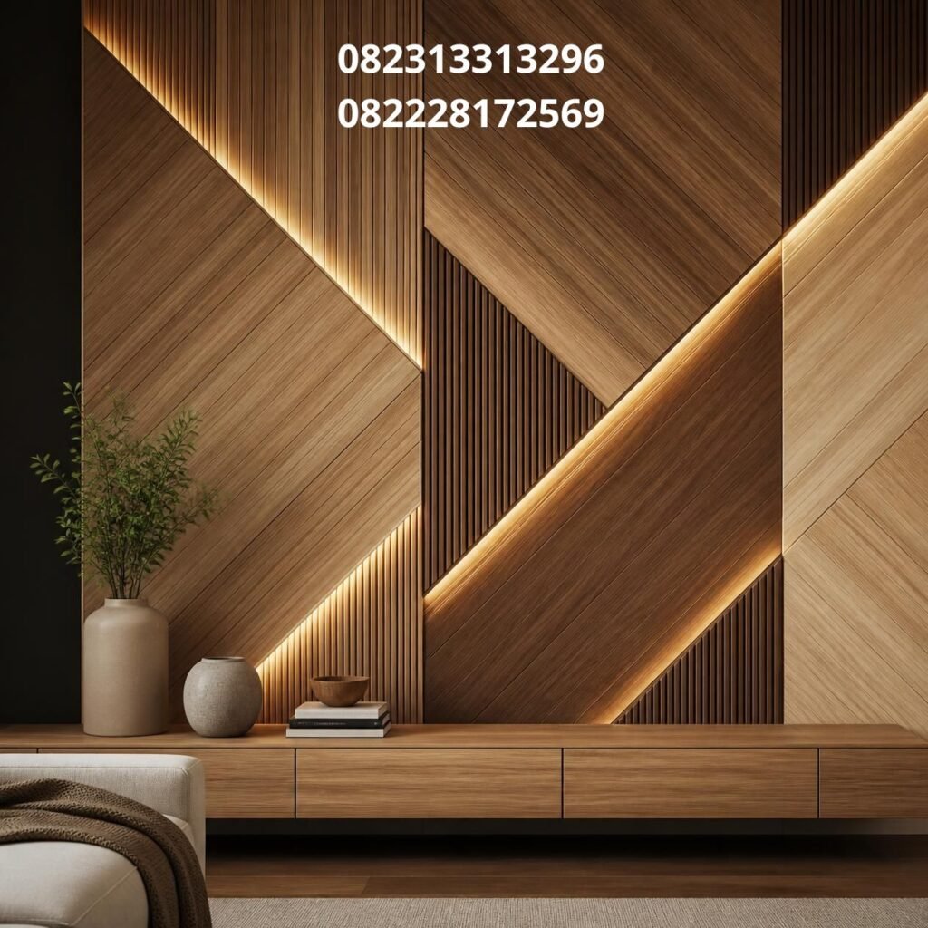 Wallpaper Dinding Kayu Modern