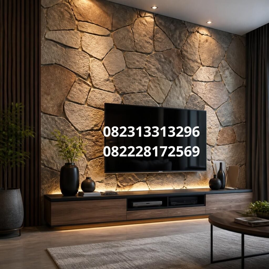 Wallpaper Motif Batu Alam