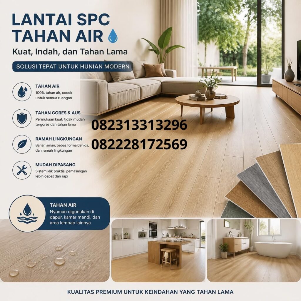 Harga Lantai SPC Tahan Air