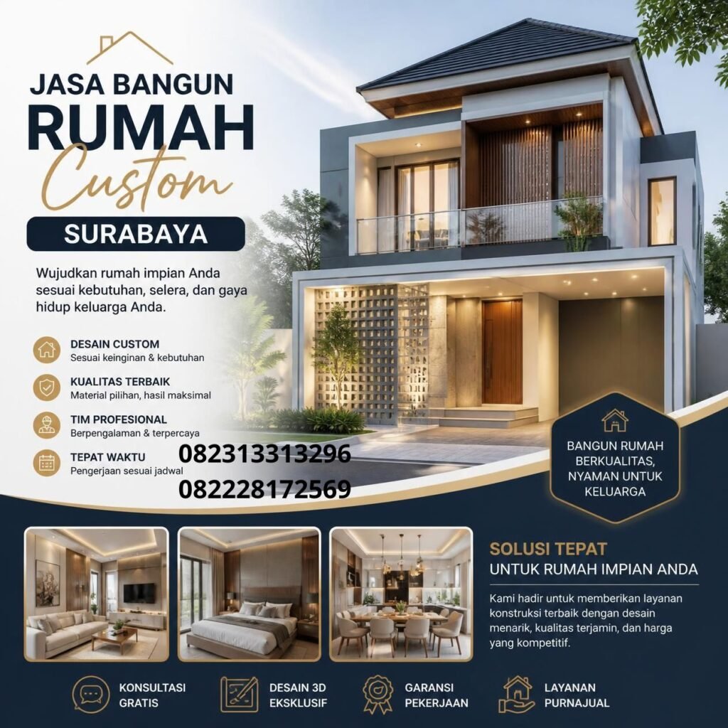 Jasa bangun rumah sesuai desain